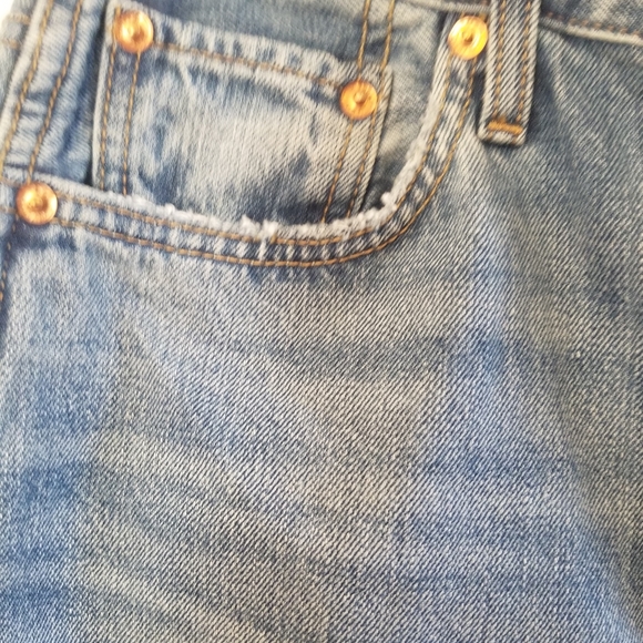 Re/done 90S HIGH RISE LOOSE, BLUE HAZE  Size 29 dark and light color - Picture 5 of 15